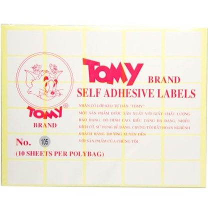 GIẤY NHÃN TOMY A5 - SỐ 105 (10 TỜ)