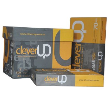 GIẤY IN CLEVERUP A4 70GSM THÙNG 5 RAM (2500 TỜ)