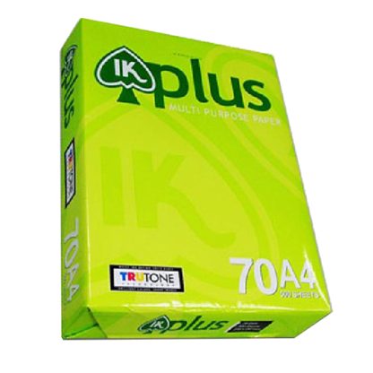 GIẤY IN IK PLUS A4 ĐỊNH LƯỢNG 70GSM 500 TỜ - Hình ảnh 2