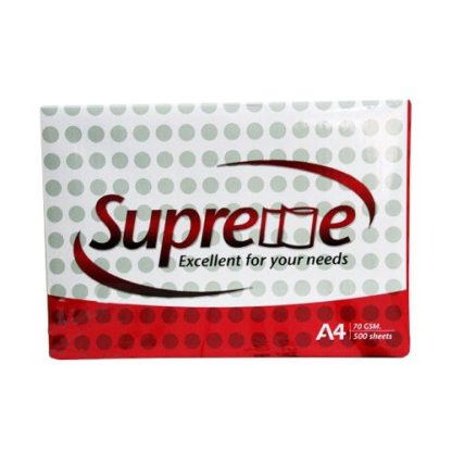 GIẤY IN SUPREME A4 ĐỊNH LƯỢNG 70GSM 500 TỜ