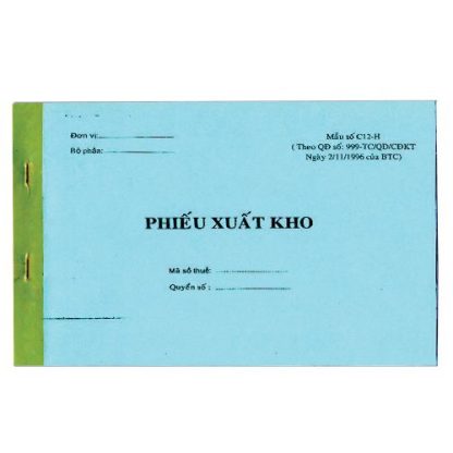 PHIẾU XUẤT KHO 1 LIÊN 13 X 19CM