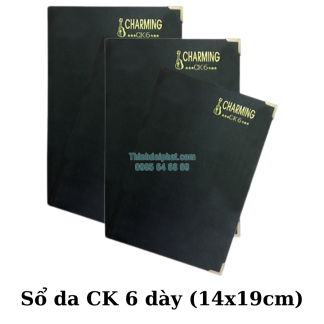Hình ảnh sổ da CK 6 dày (14x19cm)