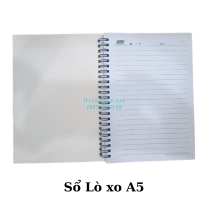 Hình ảnh sổ lò xo A5