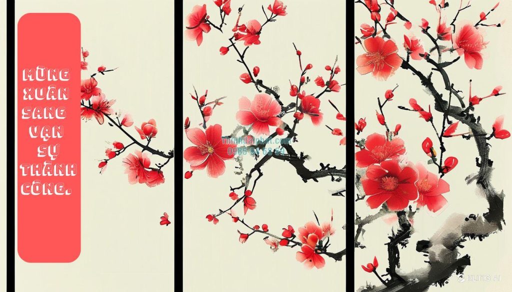 Hình ảnh câu đối Tết chúc mừng năm mới